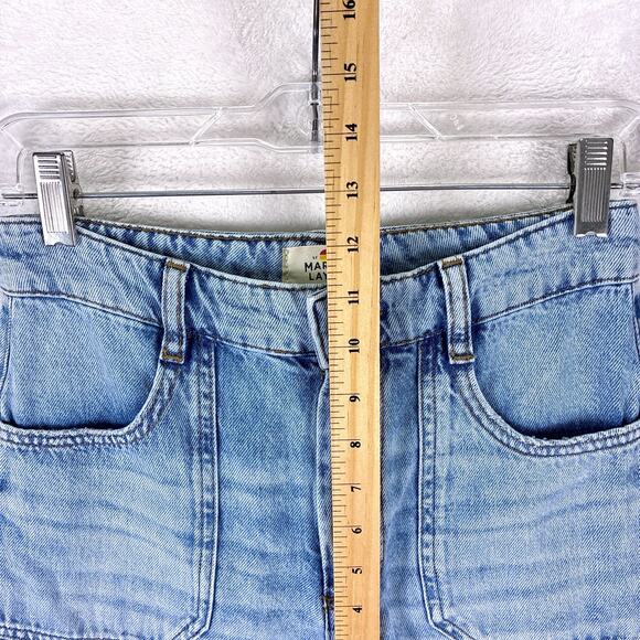 Marine Layer Flare Jeans Womens 2 Blue Bridget Preppy Classic Retro Coastal Boho - Picture 8 of 15